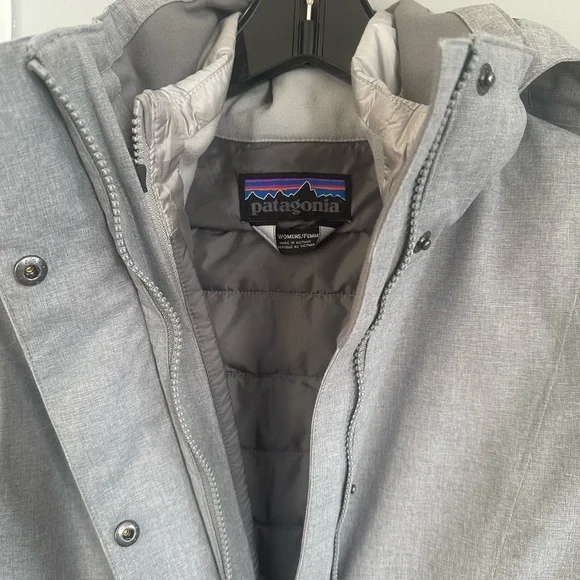 Patagonia Vosque 3-in-1 Parka Extra Small Salt Grey Waterproof Windproof XS - Picture 2 of 4